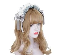 Btgghytr Diadema para mujeres y niñas, cordones plisados para la cabeza, aro con lazo, adornos de maquillaje, festivales, fiestas, accesorios para el cabello