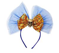 Btgghytr Diadema para mujeres y niñas, decoración única de calavera, aro para el pelo, lindo soporte para el pelo de transmisión en vivo, accesorio para el cabello