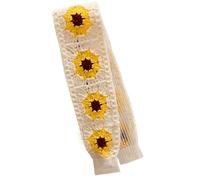 Btgghytr Diadema para mujeres y niñas, diadema de punto retro con correa mágica, diadema ajustable para mujeres y hombres, acrílico suave
