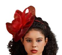 Btgghytr Diadema para mujeres y niñas, diadema medieval de plumas e hilo, punk, carnaval, novia, banquete, diadema para el pelo, accesorios para el cabello