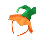Btgghytr Diadema para mujeres y niñas, diseño festivo de calabaza, tocados prácticos que mejoran tu atuendo de Halloween, accesorio de disfraz de fiesta temática, bonita diadema para el cabello