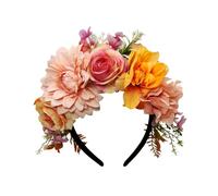 Btgghytr Diadema para mujeres y niñas, elegante diadema de tela floral para mujer, estilo natural, accesorio para el cabello suave
