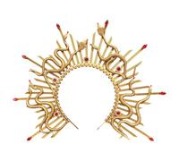 Btgghytr Diadema para mujeres y niñas, hecha a mano, con diseño de serpiente, punk, con pinchos, para bailes de máscaras, pelo antideslizante