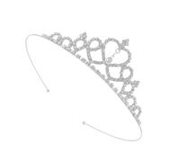 Btgghytr Diadema para mujeres y niñas, tiaras con diamantes de imitación para mujeres y niñas, coronas elegantes para bodas y novias