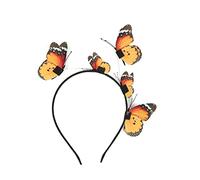 Btgghytr Diadema para mujeres y niñas, tocado de mariposa, tocado de mariposa, sombrero de fiesta de té, diadema de mariposa 3D, bonita diadema para el pelo, accesorios para el cabello