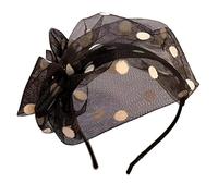 Btgghytr Diadema para mujeres y niñas, tocado floral de los años 20 con velo, diadema, pastillero, sombrero de ópera, accesorios para el cabello