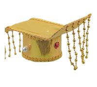 Btgghytr Elegante sombrero de coronas de emperador, estilo chino, palacios antiguos, tocado antiguo para producción teatral y víspera cultural