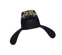 Btgghytr Gorra ceremonial tradicional para viajes, diseño plegable, diseño antiguo, sombrero oficial para festivales culturales esenciales