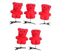 Btgghytr Juego de 5 pinzas para el pelo de pato de dibujos animados para niñas, carnavales, fiestas, horquillas para niñas y mujeres, pinzas de pelo de primavera para niños y niñas