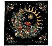 Btgghytr Mantel de tarot con patrón misterioso, mantel profesional para lecturas precisas, mesa de comedor