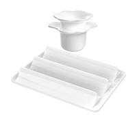 Btgghytr Moldeador de esfera de pastel y herramienta de prensa que proporciona conclusiones profesionales y fácil limpieza para cocinas domésticas, equipo de reventado de pasteles con base