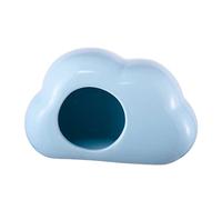 Btgghytr Nido de porcelana fresca con forma de nube para hámster, cama pequeña para mascotas
