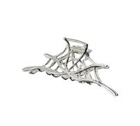 Btgghytr Pinza de metal para el pelo con diseño de telarañas, pinza de agarre fuerte, accesorio de horquilla de Halloween para fiestas y clips de peinado diario para mujeres y niñas