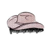 Btgghytr Pinza de pelo con forma de sombrero para mujer, carnaval, coleta alta, pinza delicada para peinar el cabello caliente para mujeres y niñas