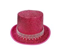 Btgghytr Sombrero de ceremonia popular para fiesta de cosplay, todos los sombreros de magos a juego, para artistas de escenario, sombrero Fedoras para adultos