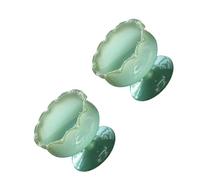 Btgghytr Taza de postre de vidrio resistente al calor de 240 ml, apta para lavavajillas, ideal para fiestas, bebidas frías y calientes, tazas de postre de vidrio seguras con patrón artesanal