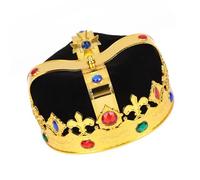 Btgghytr Varita de coronas de rey para niños, sombrero de fiesta de cumpleaños para Halloween, disfraz de rey de Navidad, coronas, tiaras, tocados