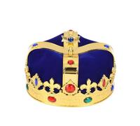 Btgghytr Varita de coronas de rey para niños, sombrero de fiesta de cumpleaños para Halloween, disfraz de rey de Navidad, coronas, tiaras, tocados