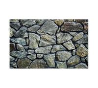 BTGYTTKL Fondo Acuario 1 Rollo de Fondo Acuario Piedra Negra con Efecto 3D, póster HD Roca, Autoadhesivo for pecera(Black,50x80cm)