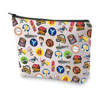 BTHF - Bolsa de maquillaje con texto en inglés "I was there" para amantes de las películas, regalo divertido de los años 80, I Was There