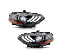 BTHMGBAE Faros Delanteros Para Ford Para Mustang 2015 2016 2017 2018 Conjunto 2 Faros LED Lámparas LED DRL Accesorios Para Coche Plug And Play Faro Coche(Right Hand Drive,2PCS)