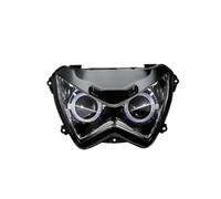 BTHMGBAE Faros Delanteros Para Kawasaki Para Z800 Para Z250 Para Z300 2013-2016 Faro Delantero Con Proyector HID Bi-Xenón Luz Azul Angel Eyes 12 V Conjunto Faros Motocicleta(Bule)