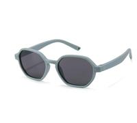 BTHRORO Gafas de Sol Bebe, Protección UV400 Marco Poligonal Flexible Gafas Sol Polarizadas para Infantiles Niña Niño de 0 a 3 Años