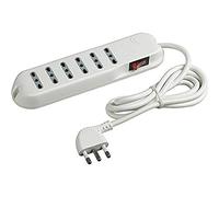 Bticino - 3631db regleta 6 salidas de derivación con interruptor luminoso, blanco