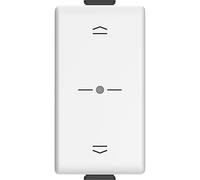 Bticino AM4027CWI - Mando de persiana conectada inalámbrica Matix Smart, para subir y bajar persianas con el smartphone o con Alexa, Siri y Google Home, 1 plaza, color blanco