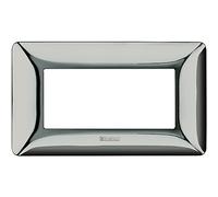 Bticino am4804gcr Placa Matix 4 módulos, Cromo Pulido