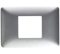 Bticino am4819msl Placa Matix 2 módulos, centrati Silver