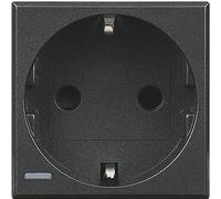 Bticino axolute - Base schuko 2 polos+tierra 16a/250v axolute oscuro