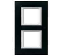Bticino Axolute Ha4802/2Vnn - Ax-Placa 2X2M Ver Cristal Noc