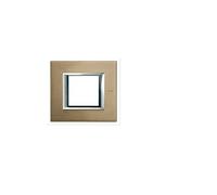 Bticino Axolute Ha4802Nx - Ax-Placa 2M Titanio Sat