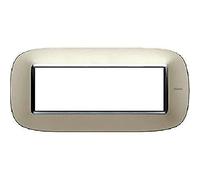 Bticino Axolute Hb4806San - Ax-Placa 6M Plata