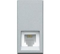 Bticino Axolute Hc4258/11N - Ax-Base Telefono Rj11 1M Tech
