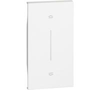 Bticino BTKW05M2 | Living Now Tapacubos 2 módulos pulsador persiana enrollable blancoLiving Now tapacubos 2 módulos pulsador persiana enrollable blanco