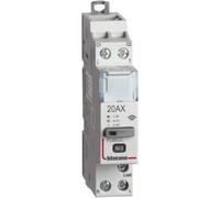 Bticino FC80CC Contactor conectado DIN Smart, permite el control remoto ON y OFF de cargas monofásicas desde Smartphone con la aplicación Home y Control mediante un asistente de voz
