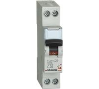 Bticino FC881C20 Btdin-Rs Interruptor magnetotérmico C20 1P+N 1M 4500A