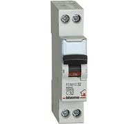 BTicino FC881C32 - Interruptor magnetotérmico C32, 1P+N, 1 m, 4500 A, 32 A