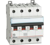 Bticino fn84 C63 btdin60 Interruptor magnetotérmico Curva C, 4 módulos, Color Antracita