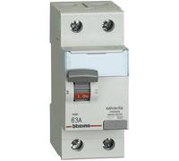 BTicino G723AC63 Interruptor Diferencial Salvavidas 2P Tipo AC In= 63A