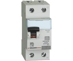 BTicino GN8814AC40 Interruptor Magnetotérmico Diferencial BTDIN60 1P+N Tipo A