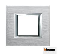 BTICINO HA4802CR PLACA RECTANGULAR 2 MÓDULO