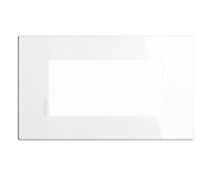 Bticino hw4804hd axolute Placa Air, 4 Elementos, Blanco