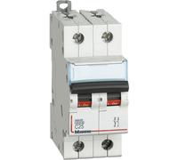 BTicino Interruptor Magnetotérmico C25 1P+N 2 Módulos - 4500A FA81NC25