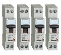 Bticino Interruptor Magnetotérmico, Kit 4 Piezas, 16 A