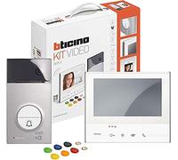 BTICINO Kit Videoportero Classe 300X13E Monitor Placa de Calle, 2 h, 7'' Bl | Kit Videoportero Classe 300X13E Monitor y Placa de Calle, 2 hilos, Pantalla 7 pulgadas Táctil, Blanco, 363911