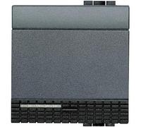 Bticino Living International l4915/2 Copritasto con lente illuminabile para pulsador 2 elementos, antracita
