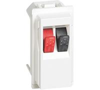 Bticino Living Now - Conector para Altavoz de Cine en casa, Color Blanco